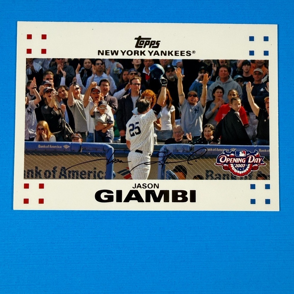 2007 Topps Baseball Opening Day #26 Jason Giambi - New York Yankees
